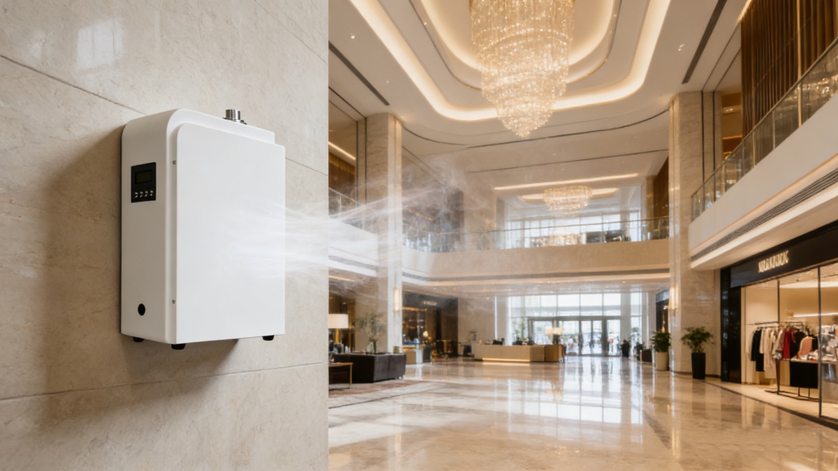 Large Space HVAC Scent Diffuser Machine with Round Touch Screen HYM-2000HF